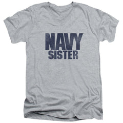 Navy Sister Men's 30/1 Cotton Slim V-Neck T-Shirt