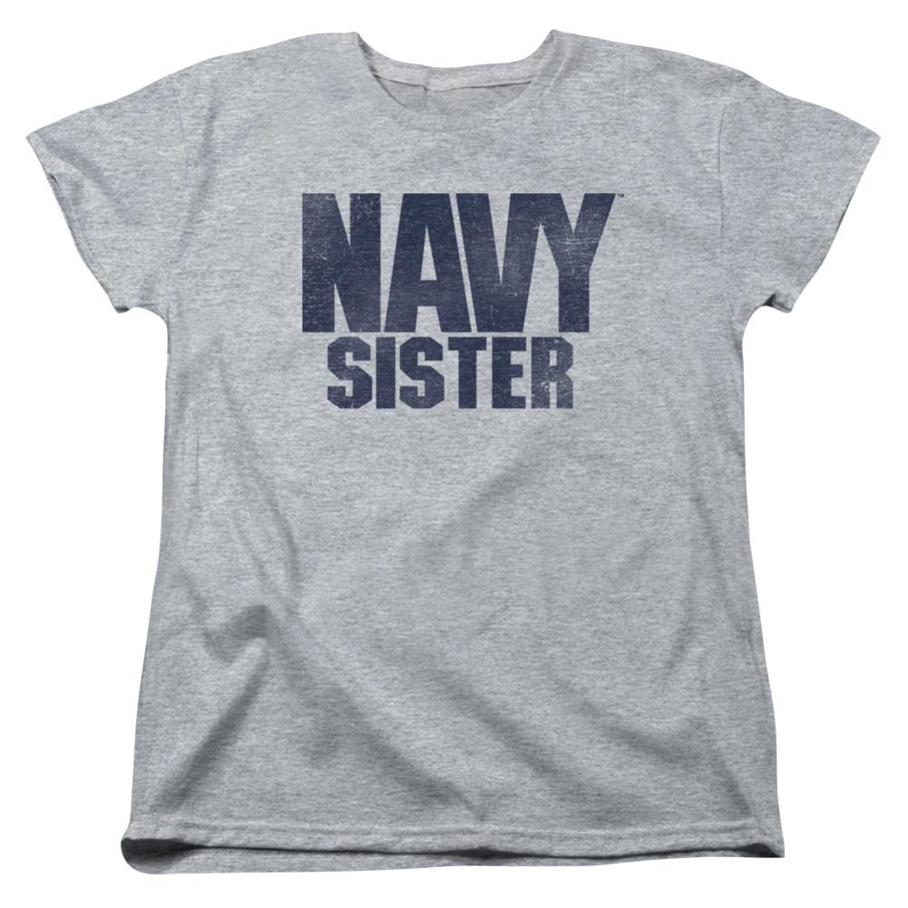 Navy Sister Women's 18/1 Cotton Short-Sleeve T-Shirt