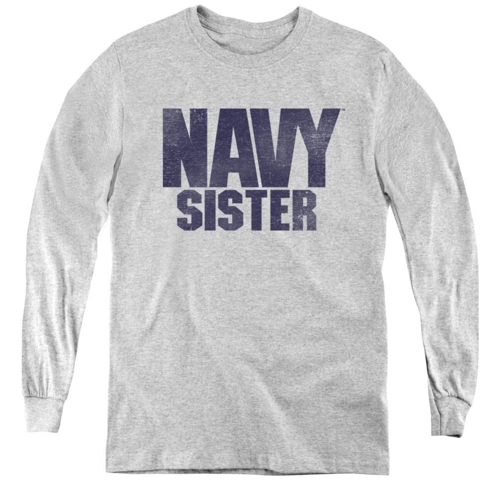 Navy Sister Youth Long-Sleeve T-Shirt