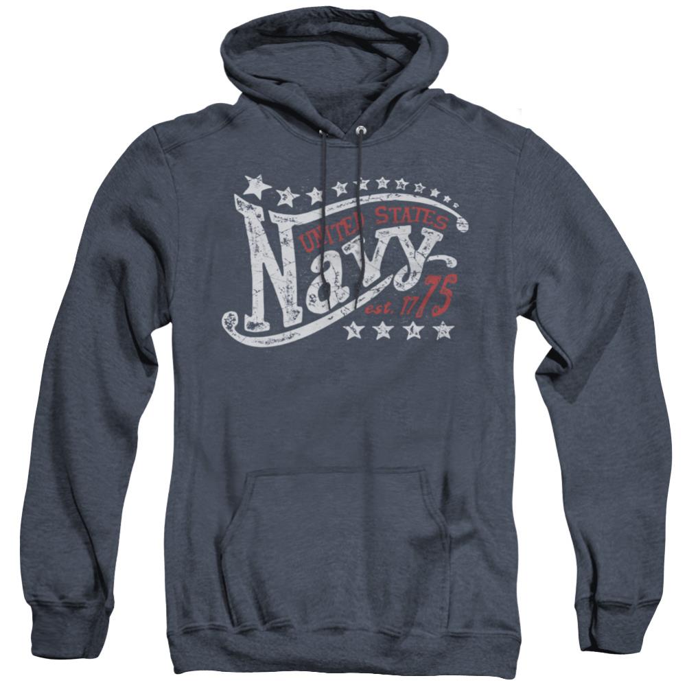Navy Stars Men's Pull-Over Hoodie