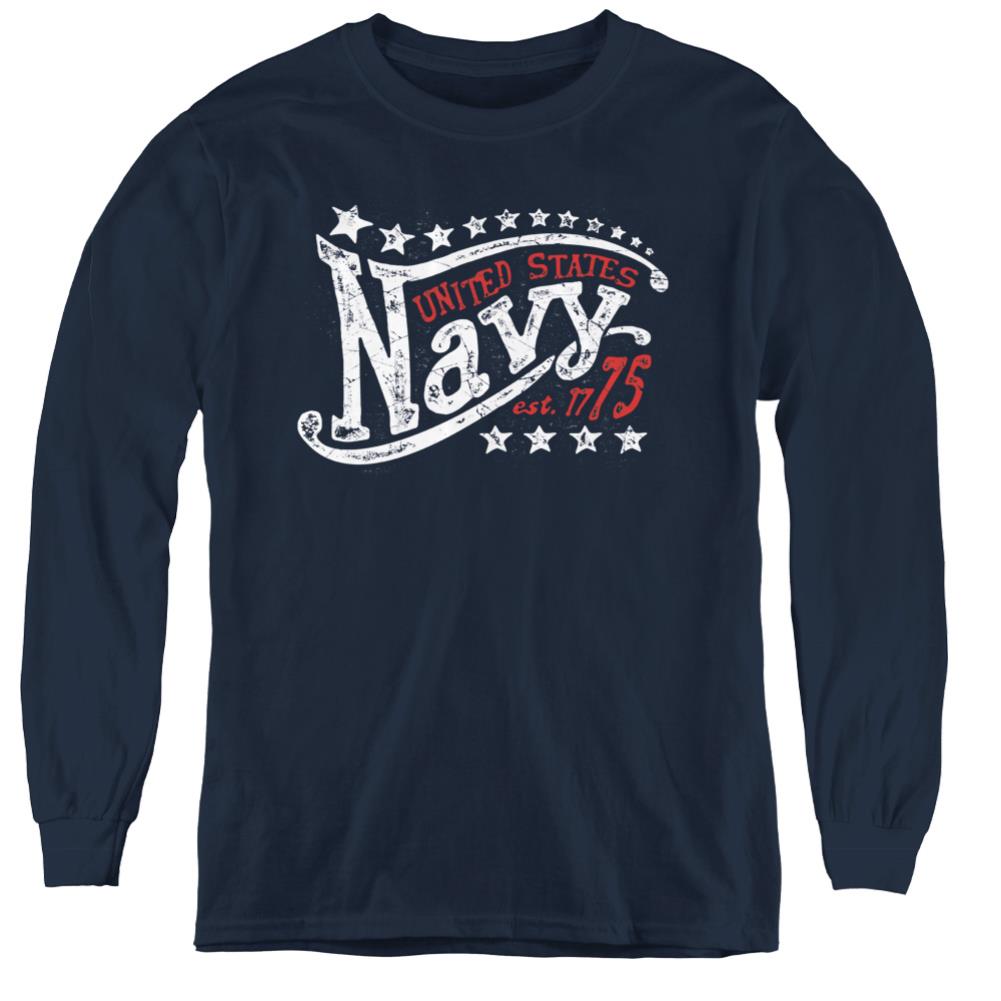 Navy Stars Youth Long-Sleeve T-Shirt