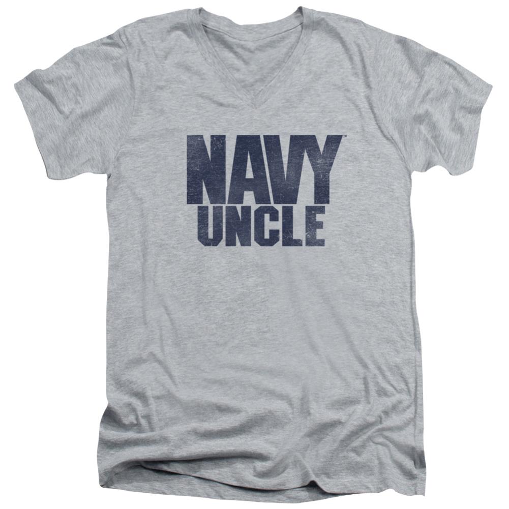 Navy Uncle Men's 30/1 Cotton Slim V-Neck T-Shirt