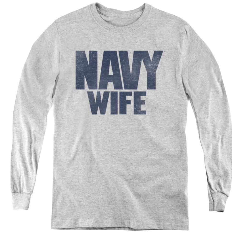 Navy Wife Youth Long-Sleeve T-Shirt