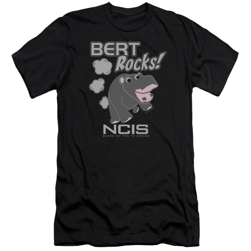 NCIS Bert Rocks Men's Ultra-Soft 30/1 Cotton Slim Short-Sleeve T-Shirt