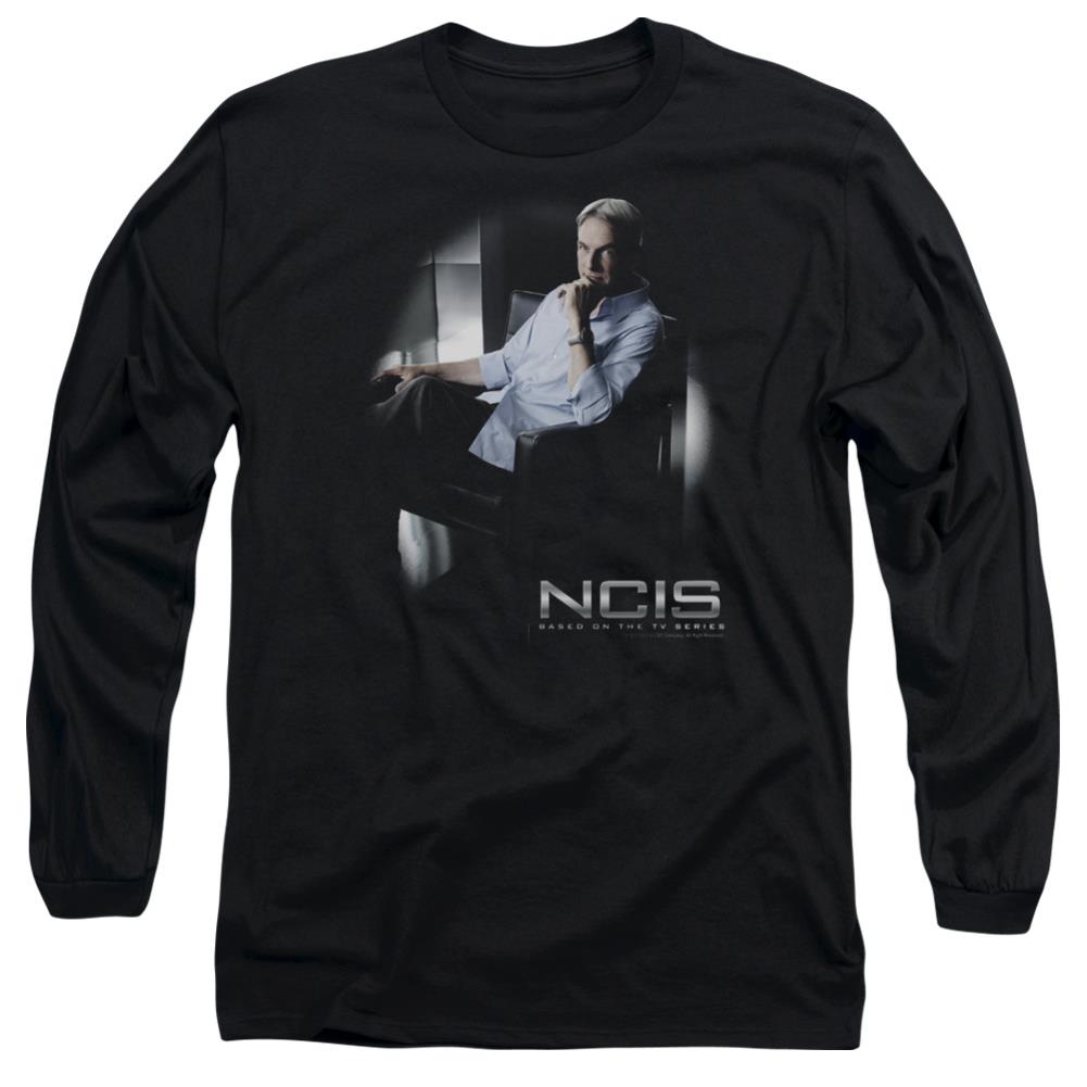 NCIS Gibbs Ponders Men's 18/1 Cotton Long-Sleeve T-Shirt