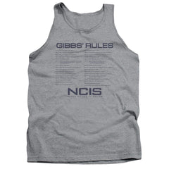 NCIS Gibbs Rules Men's 18/1 Cotton Tank Top