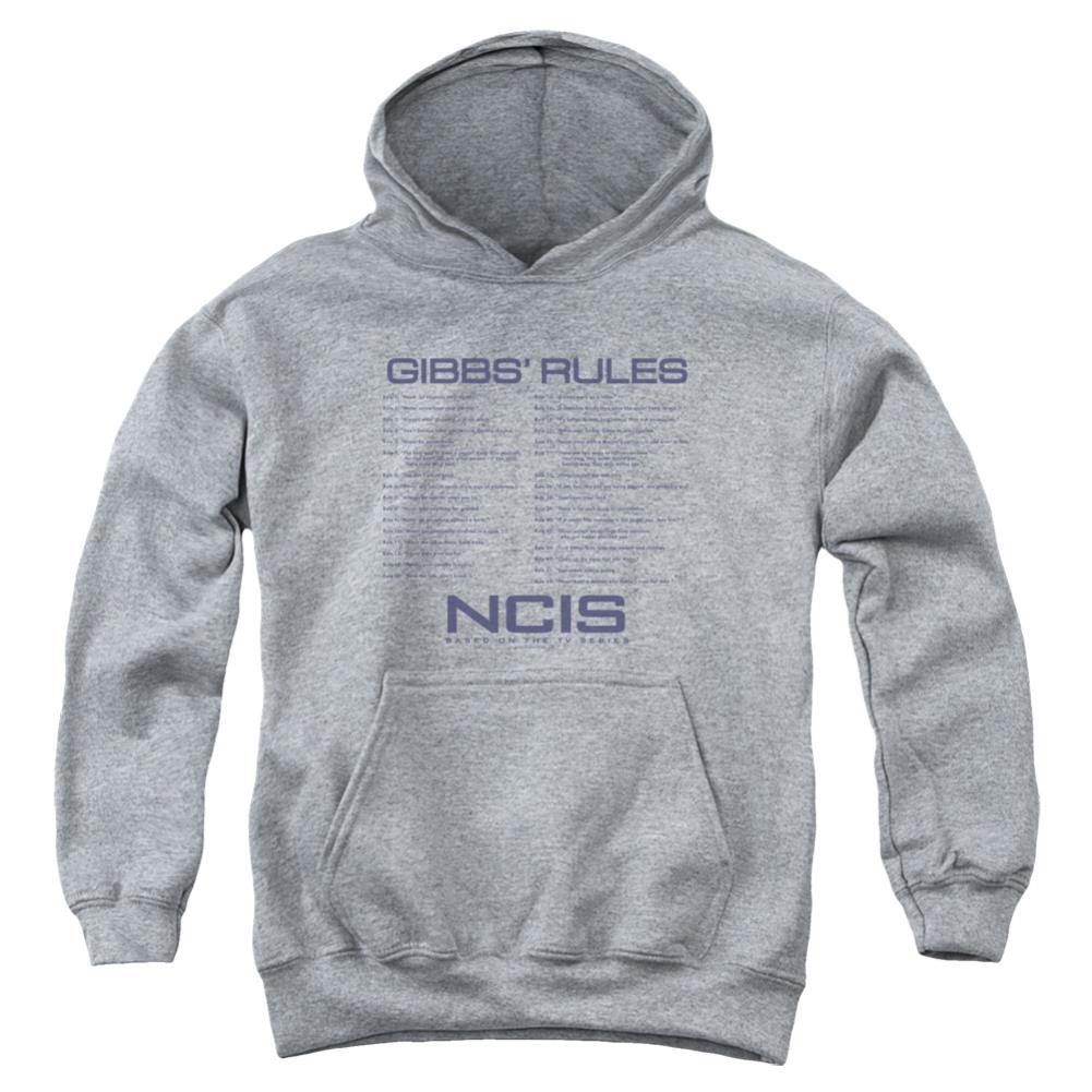 NCIS Gibbs Rules Youth Cotton Poly Pull-Over Hoodie