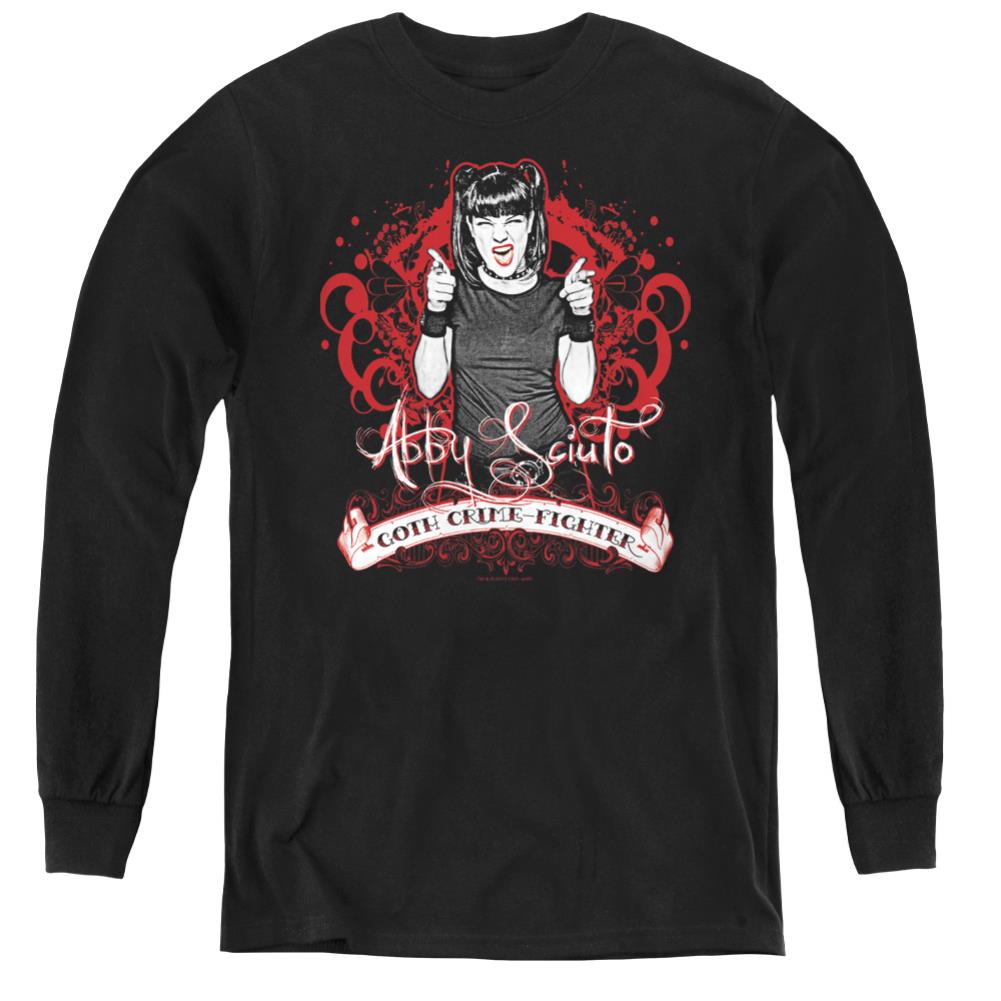 NCIS Goth Crime Fighter Youth Long-Sleeve T-Shirt