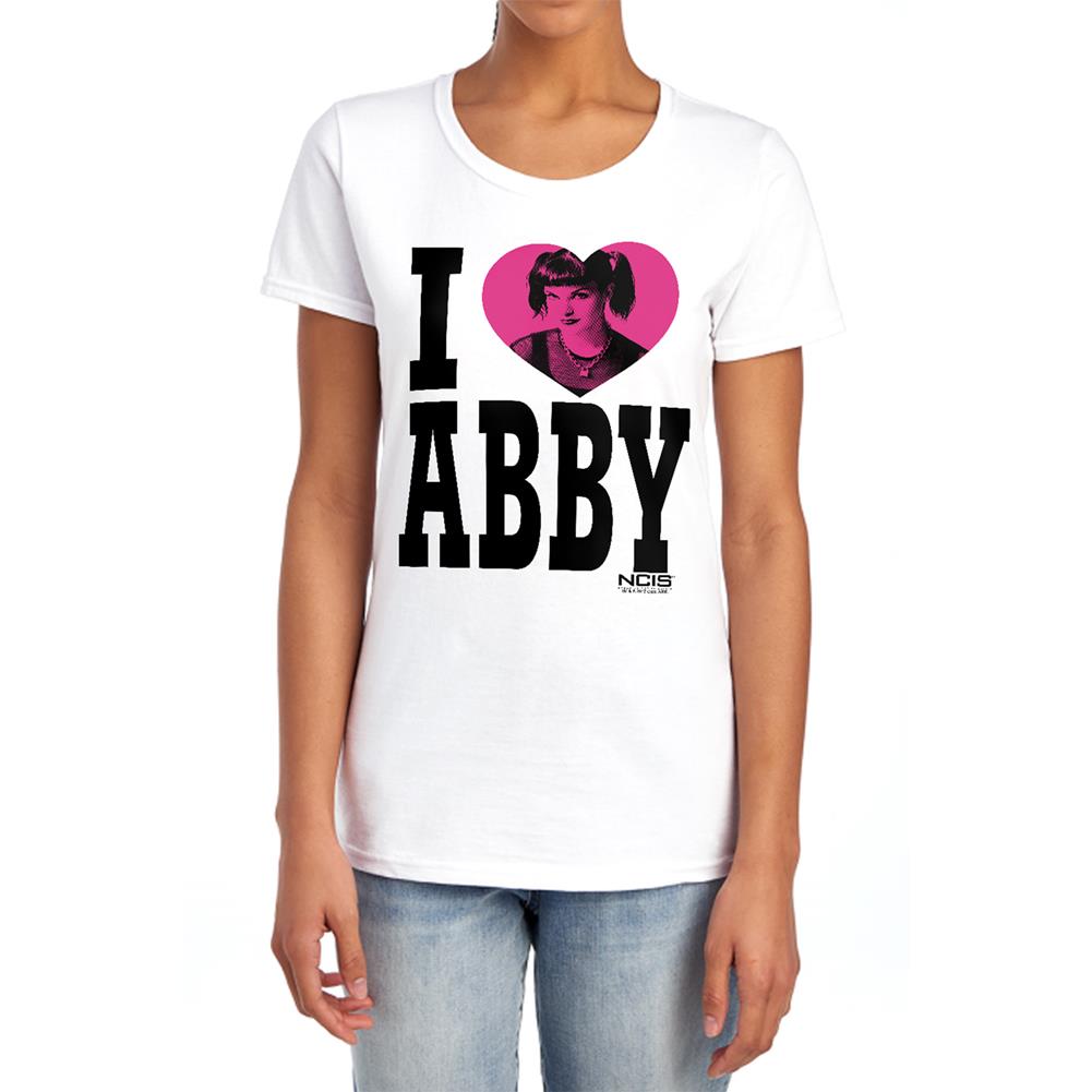 NCIS I Heart Abby Women's 18/1 Cotton Short-Sleeve T-Shirt