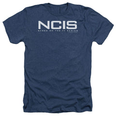 NCIS Logo Men's 30/1 Heather 60 40 Poly Short-Sleeve T-Shirt