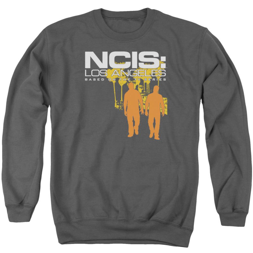 NCIS: Los Angeles Slow Walk Men's Crewneck 50 50 Poly Long-Sleeve T-Shirt