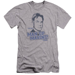 NCIS Man Up Men's Ultra-Soft 30/1 Cotton Slim Short-Sleeve T-Shirt