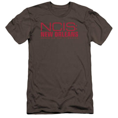 NCIS: New Orleans Logo Men's Ultra-Soft 30/1 Cotton Slim Short-Sleeve T-Shirt