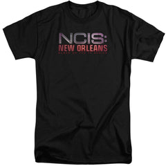 NCIS: New Orleans Neon Sign Men's 18/1 Tall Cotton Short-Sleeve T-Shirt