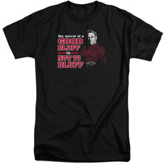 NCIS No Bluffing Men's 18/1 Tall Cotton Short-Sleeve T-Shirt