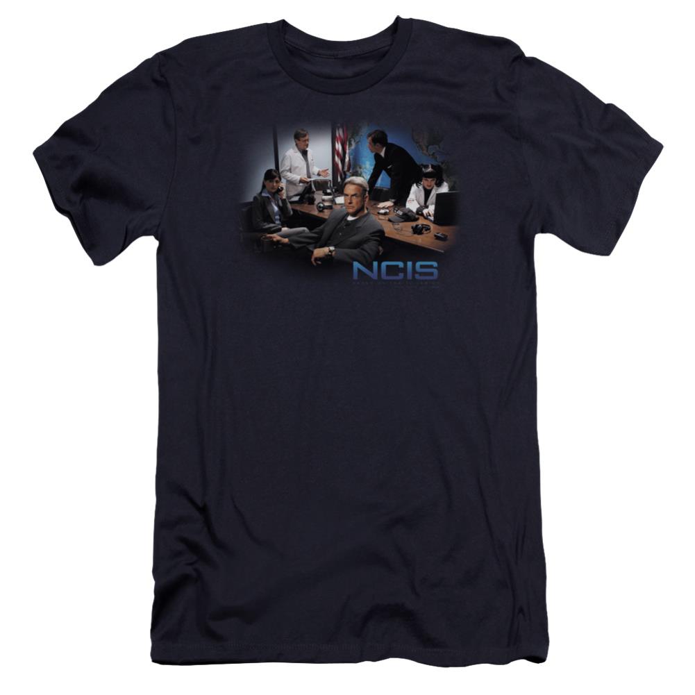 NCIS Original Cast Men's Ultra-Soft 30/1 Cotton Slim Short-Sleeve T-Shirt