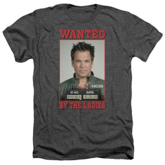 NCIS Wanted Men's 30/1 Heather 60 40 Poly Short-Sleeve T-Shirt