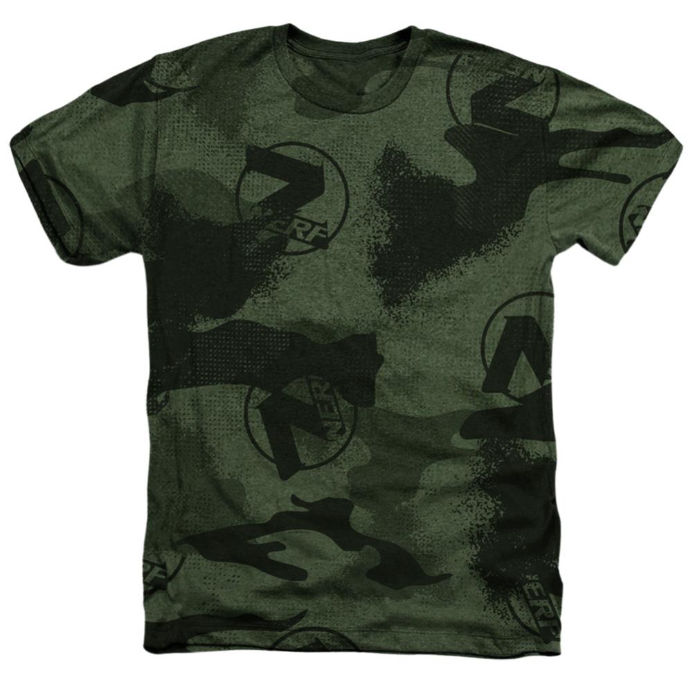Nerf Camo Men's 30/1 Cotton Poly SS Heather T
