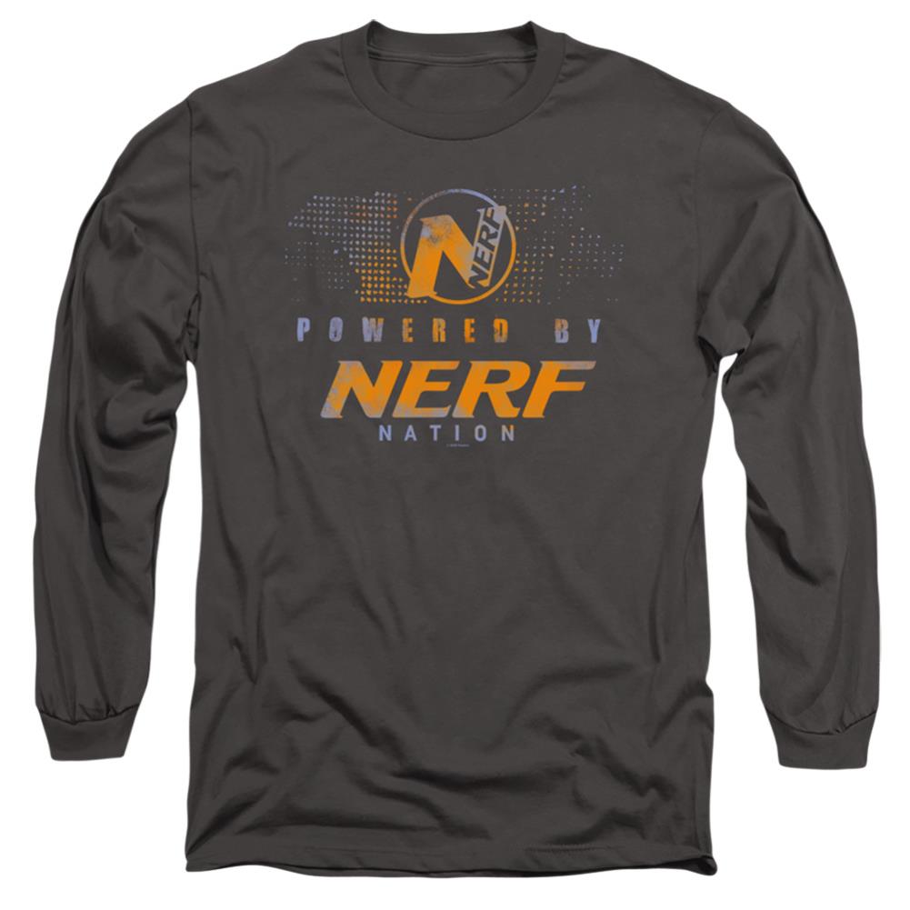 Nerf Powered By Nerf Nation Men's 18/1 Cotton Long-Sleeve T-Shirt