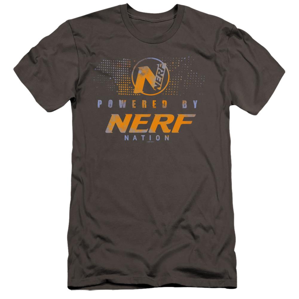 Nerf Powered By Nerf Nation Men's Ultra-Soft 30/1 Cotton Slim Short-Sleeve T-Shirt