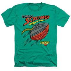 Nerf Turbo Screamer Men's 30/1 Heather 60 40 Poly Short-Sleeve T-Shirt