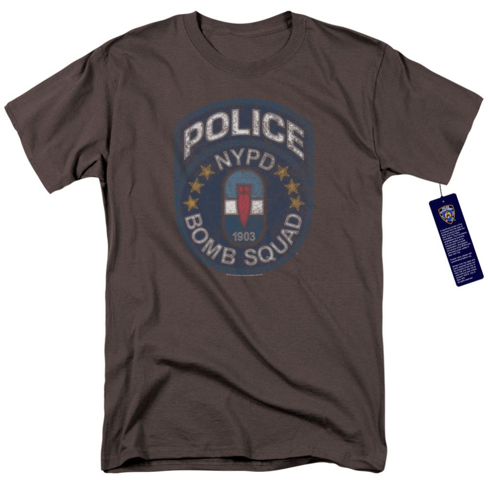New York City Bomb Squad Men's 18/1 Cotton Short-Sleeve T-Shirt