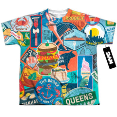 New York City Eating NYC Youth Regular Fit Poly Short-Sleeve T-Shirt