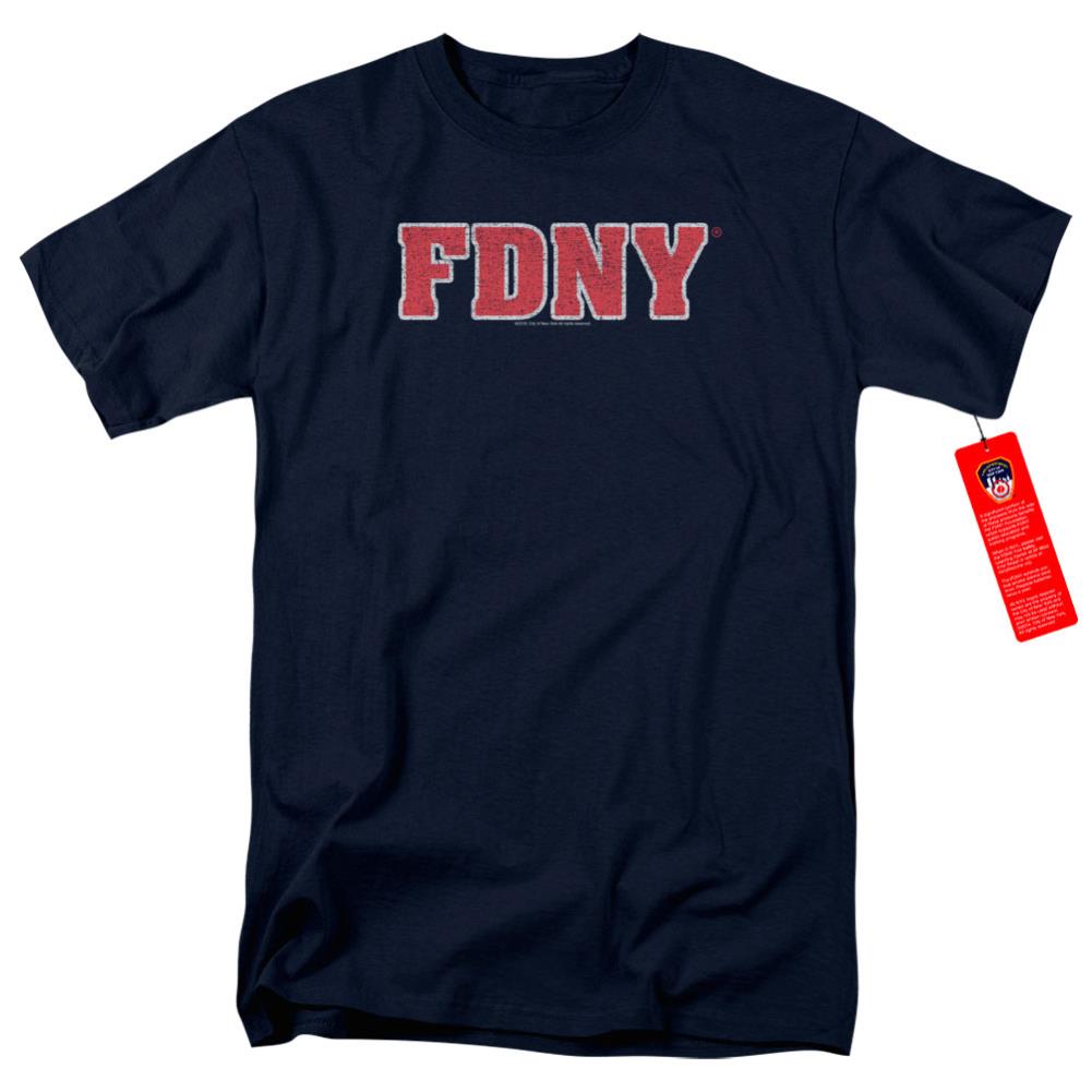 New York City FDNY Men's 18/1 Cotton Short-Sleeve T-Shirt