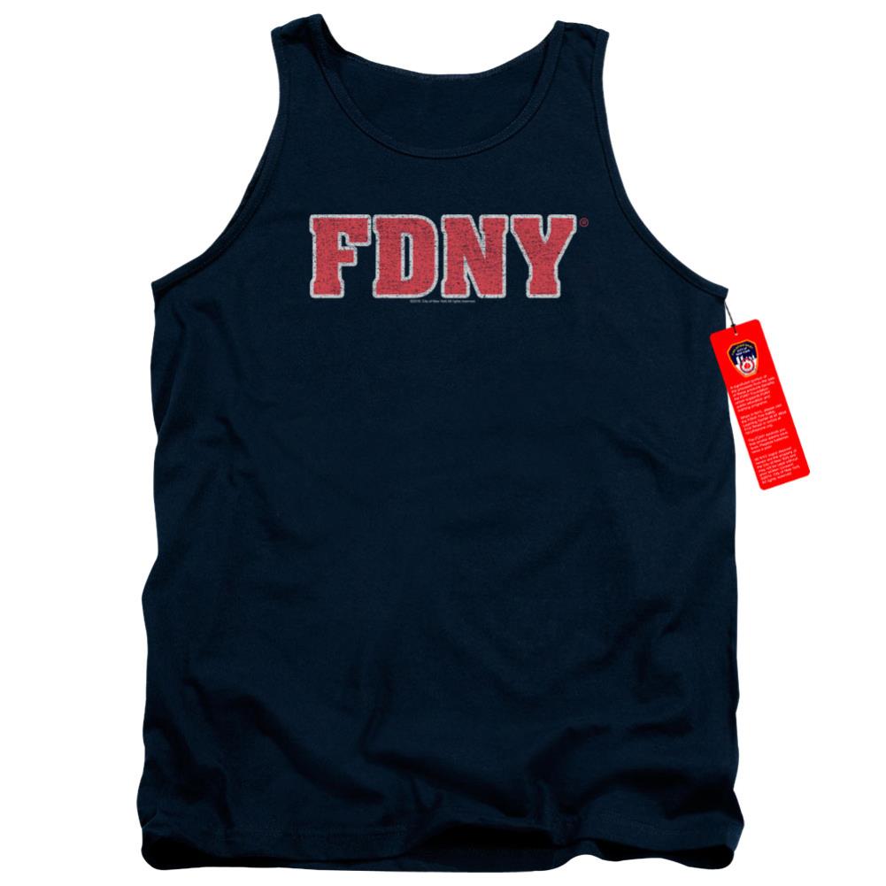 New York City FDNY Men's 18/1 Cotton Tank Top
