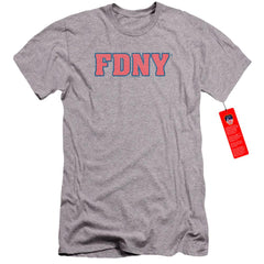 New York City FDNY Men's Ultra-Soft 30/1 Cotton Slim Short-Sleeve T-Shirt