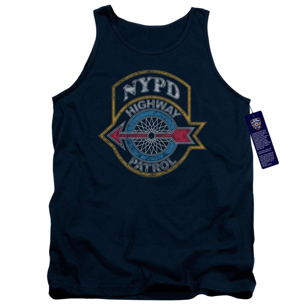 New York City Highway Patrol Men's 18/1 Cotton Tank Top