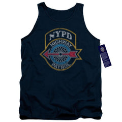 New York City Highway Patrol Men's 18/1 Cotton Tank Top