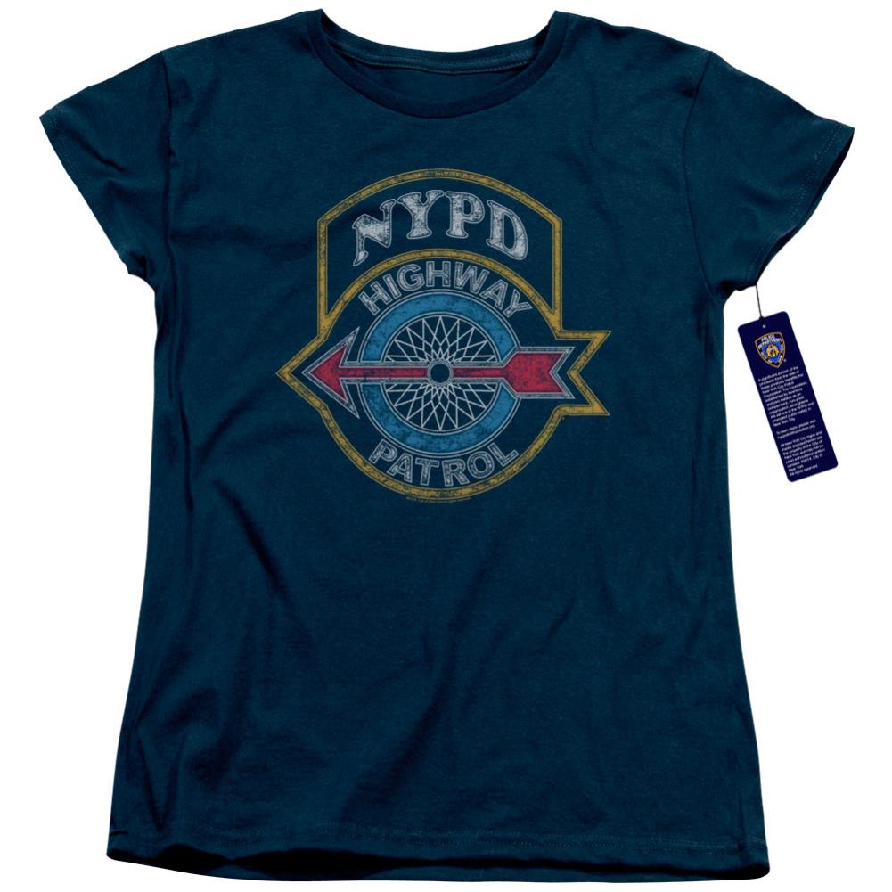 New York City Highway Patrol Women's 18/1 Cotton Short-Sleeve T-Shirt