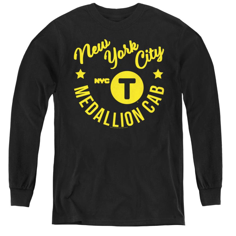 New York City NYC Hipster Taxi Tee Youth Long-Sleeve T-Shirt