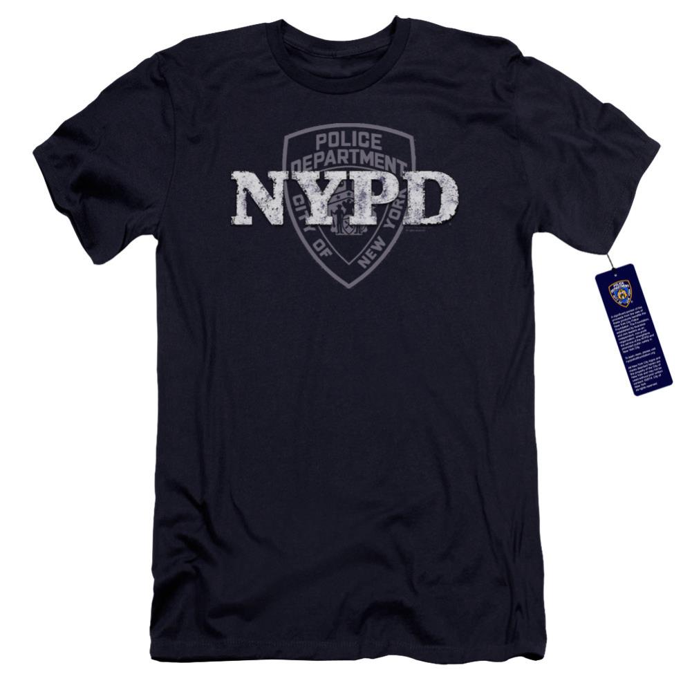 New York City NYPD Men's Ultra-Soft 30/1 Cotton Slim Short-Sleeve T-Shirt