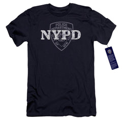 New York City NYPD Men's Ultra-Soft 30/1 Cotton Slim Short-Sleeve T-Shirt