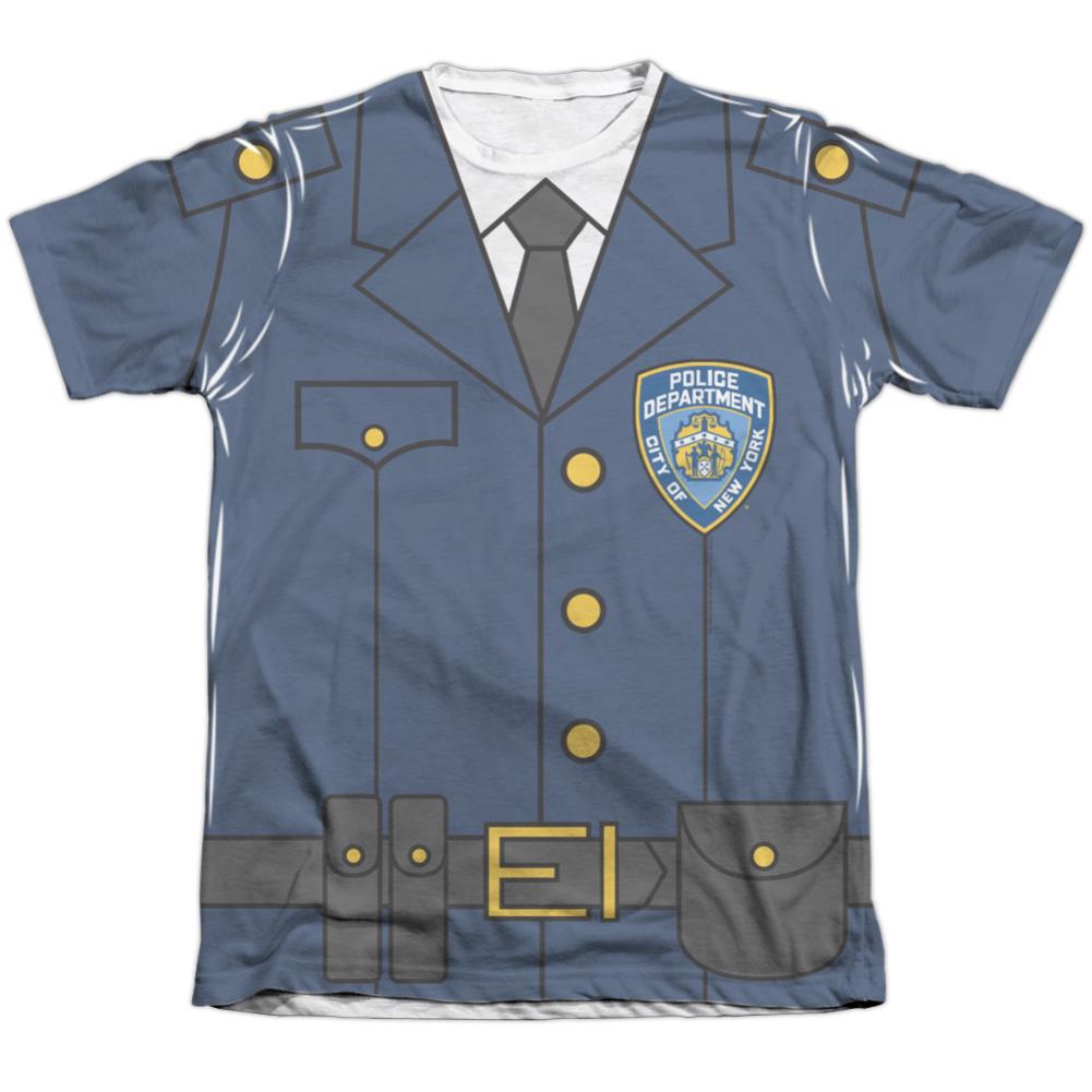 New York City Police Uniform Men's Regular Fit Poly Cotton Short-Sleeve T-Shirt