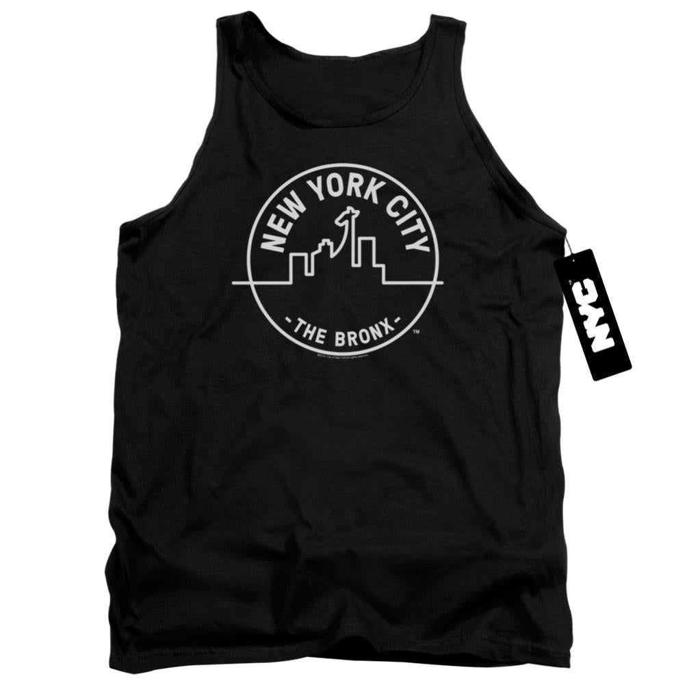 New York City See NYC Bronx Men's 18/1 Cotton Tank Top