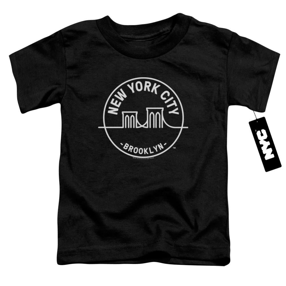 New York City See NYC Brooklyn Toddler 18/1 Cotton Short-Sleeve T-Shirt