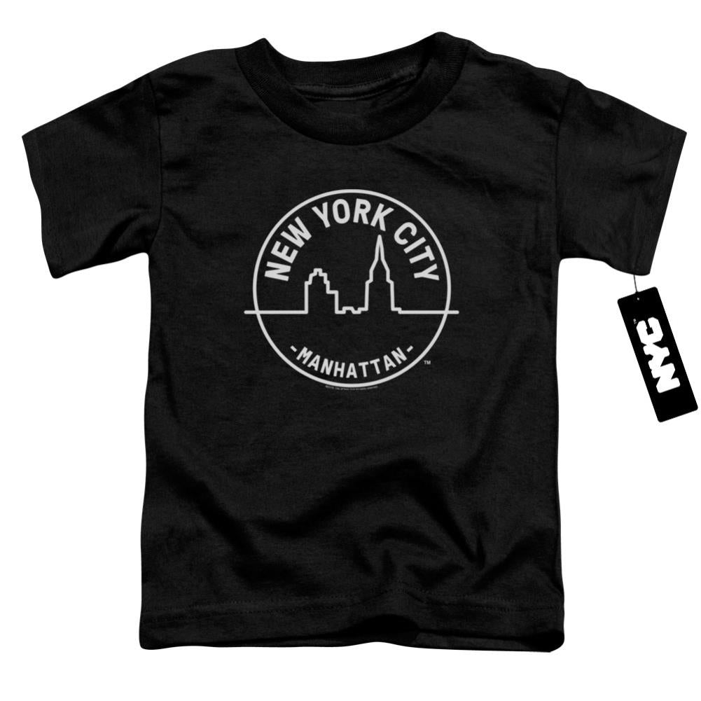 New York City See NYC Manhattan Toddler 18/1 Cotton Short-Sleeve T-Shirt