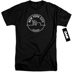 New York City See NYC Queens Men's 18/1 Tall Cotton Short-Sleeve T-Shirt