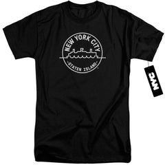 New York City See NYC Staten Island Men's 18/1 Tall Cotton Short-Sleeve T-Shirt