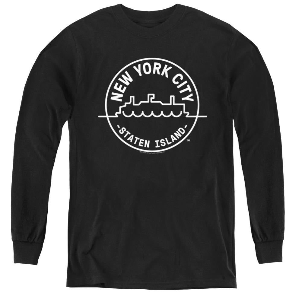 New York City See NYC Staten Island Youth Long-Sleeve T-Shirt
