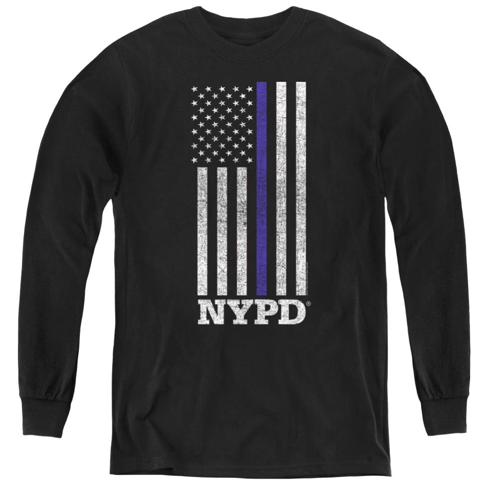 New York City Thin Blue Line Youth Long-Sleeve T-Shirt