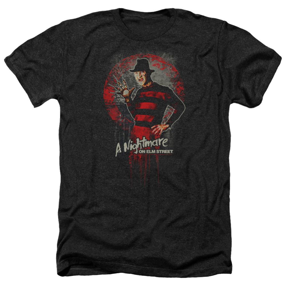 Nightmare On Elm Street This Is God Men's 30/1 Heather 60 40 Poly Short-Sleeve T-Shirt