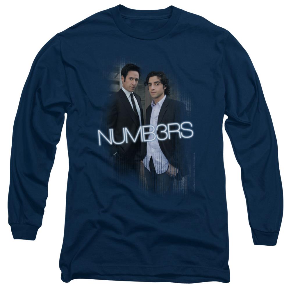 Numb3Rs Don & Charlie Men's 18/1 Cotton Long-Sleeve T-Shirt