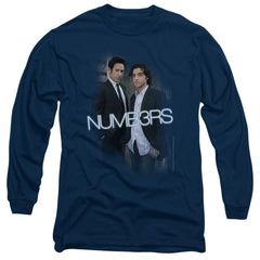 Numb3Rs Don & Charlie Men's 18/1 Cotton Long-Sleeve T-Shirt