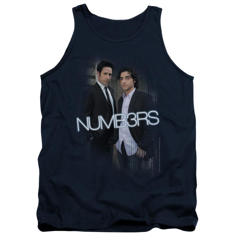 Numb3Rs Don & Charlie Men's 18/1 Cotton Tank Top