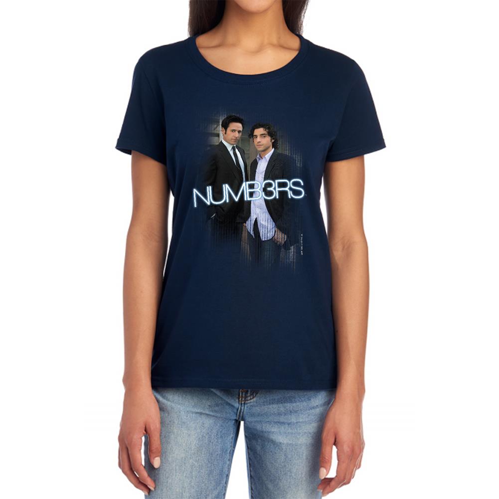 Numb3Rs Don & Charlie Women's 18/1 Cotton Short-Sleeve T-Shirt