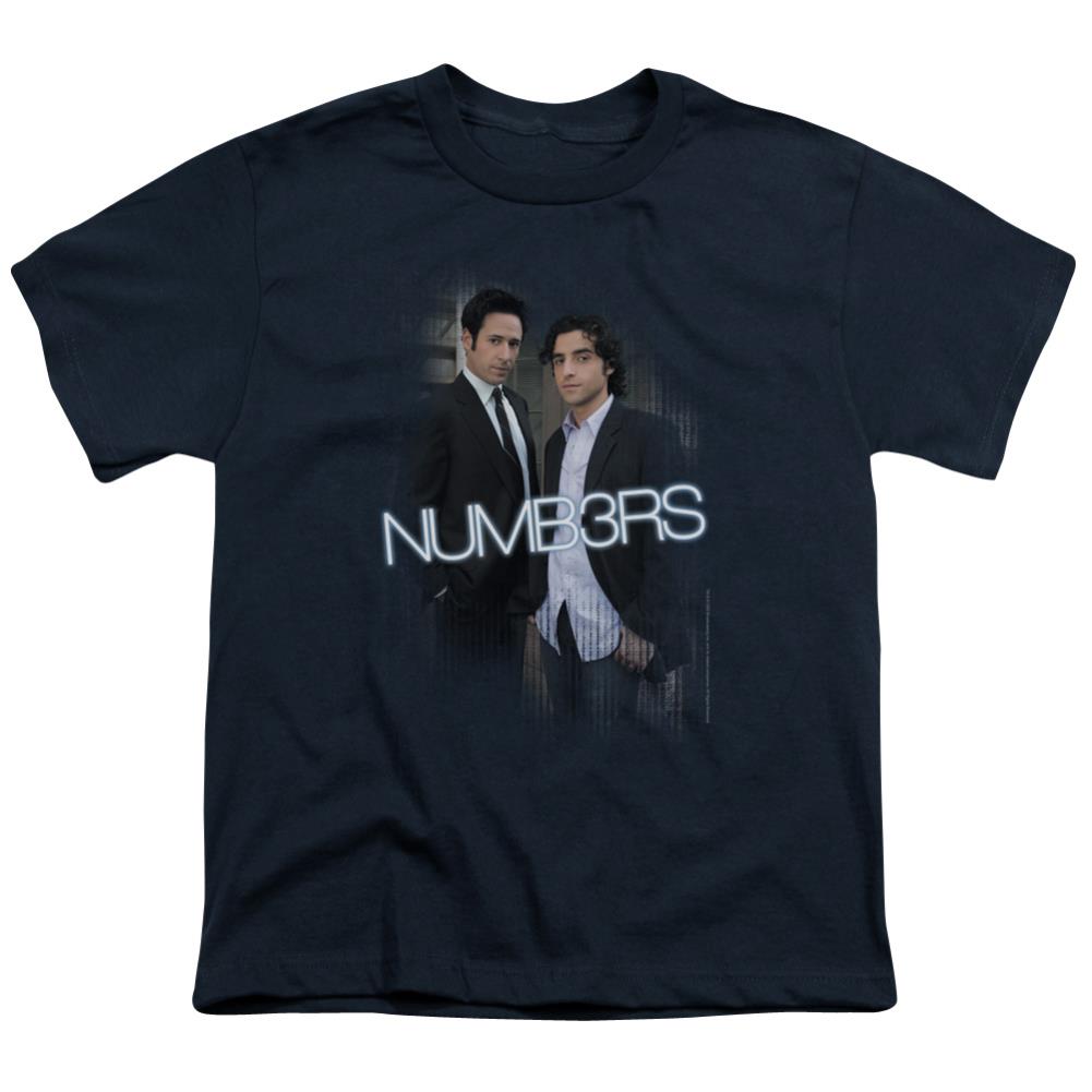 Numb3Rs Don & Charlie Youth 18/1 100% Cotton Short-Sleeve T-Shirt